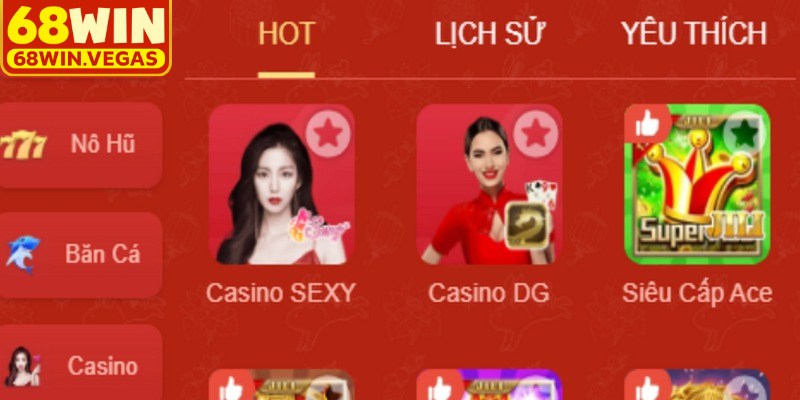 Thế mạnh làm nên tên tuổi lừng lẫy của 68WIN