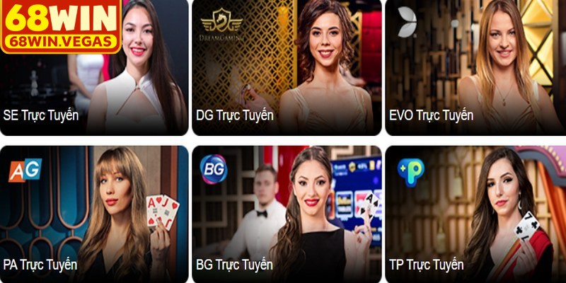 Live Casino 68WIN không ngừng làm mới hợp tác cùng nhà cung cấp quốc tế