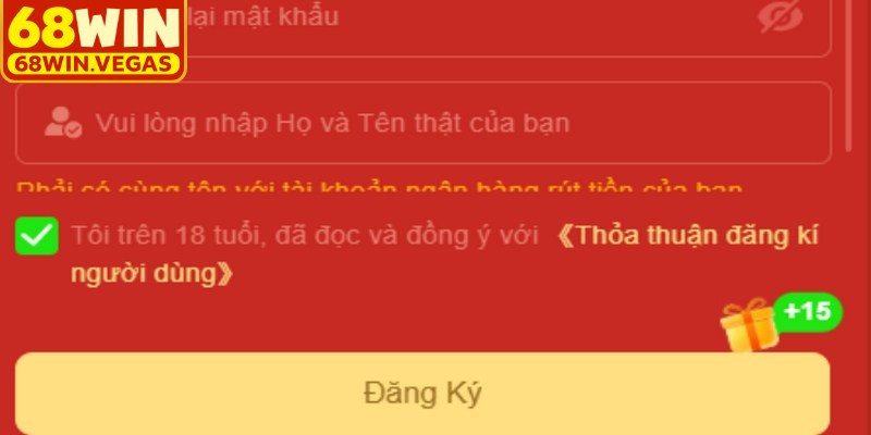 Những lưu ý quan trọng nhất khi đăng ký 68WIN