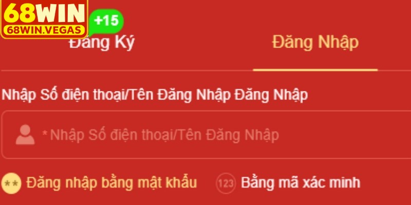 Hướng dẫn đăng nhập 68WIN chính xác