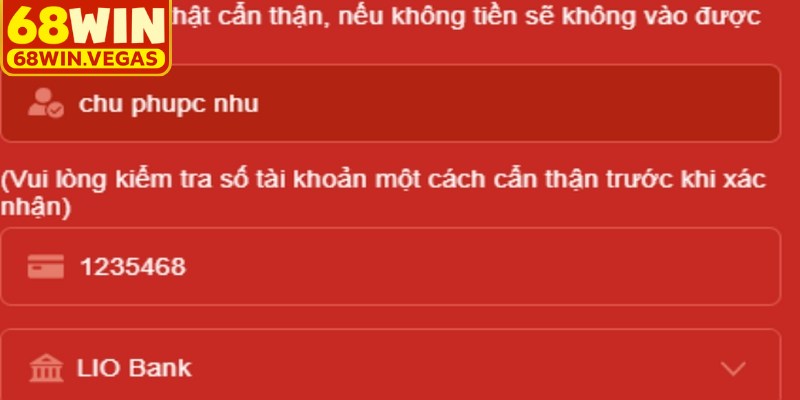 Cách rút tiền 68WIN nhanh chóng và an toàn nhất