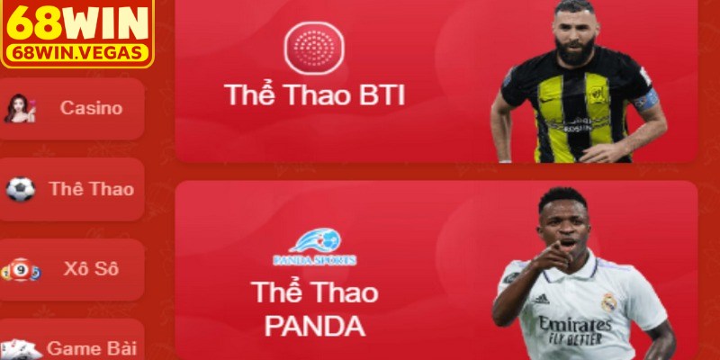 Danh mục sảnh cược thể thao 68WIN thu hút nhất